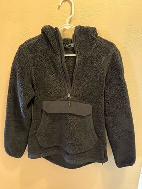 North Face 1/2 Zip with Hood